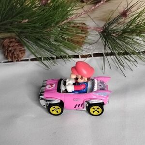 Mario Cart Pink Racing Toy Car with Driver